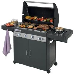 Campingaz 4 Series Classic LS Plus Black Gasbarbecue -Buiten Kamperen 31481 campingaz 4 series classic ls plus black doors