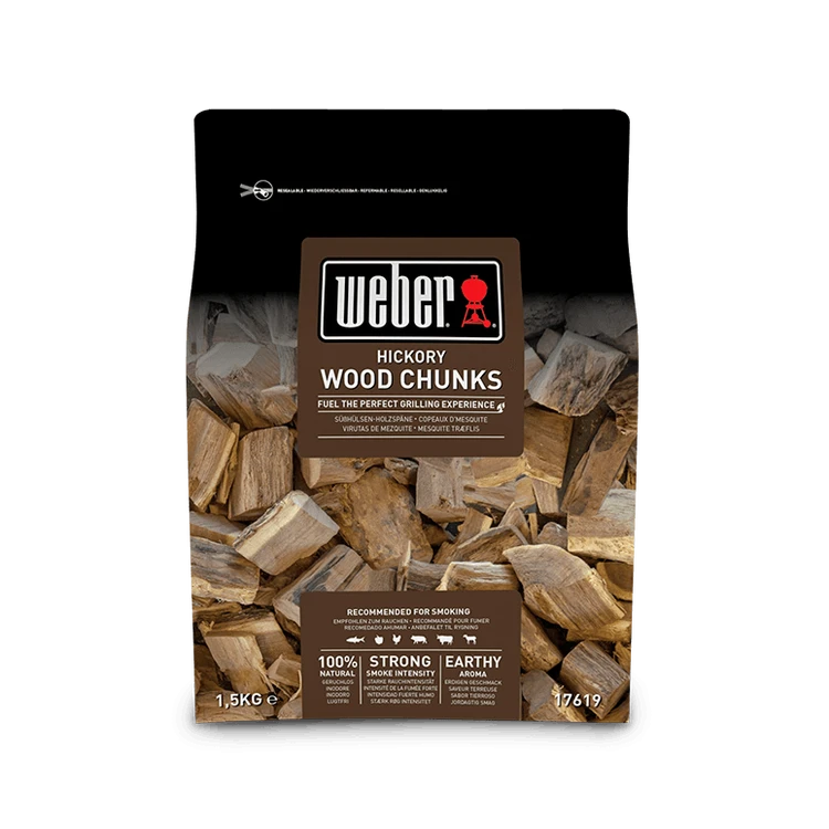 Weber Wood Chunks Hickory 3 Weber Wood Chunks Hickory
