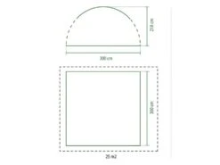 Coleman Event Shelter M Partytent Groen -Buiten Kamperen 41078 coleman event shelter m 3 x 3 m