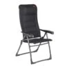 Crespo AP-215 Air-Deluxe Campingstoel Zwart -Buiten Kamperen 61103 crespo ap 215 air deluxe campingstoel