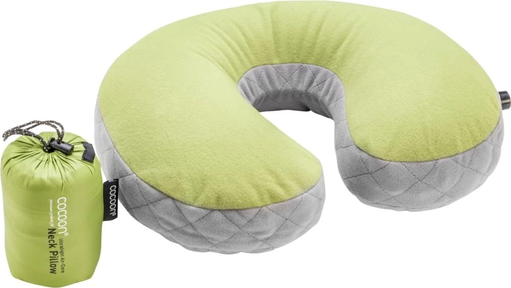 Cocoon Air Core Ultralight Nekkussen Groen 4 Cocoon Air Core Ultralight Nekkussen Groen - Afbeelding 2
