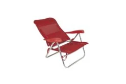 Crespo AL-205 Strandstoel Rood -Buiten Kamperen 74699 crespo al 205 strandstoel