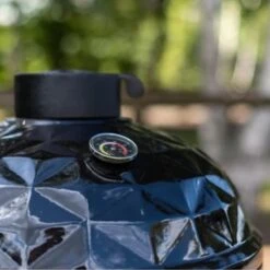 Outr Large Diamond 56 Kamado Barbecue Met Onderstel En Side Tables Donkergrijs -Buiten Kamperen 75917 outr large diamond 56 kamado barbecue met onderstel en side tables