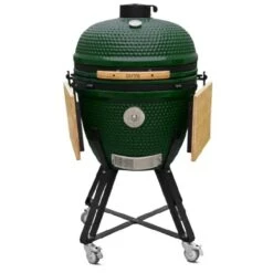 Outr Extra Large Kamado Barbecue Met Onderstel En Side Tables Groen -Buiten Kamperen 76359 outr extra large kamado barbecue met onderstel en side tables