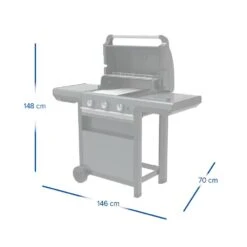 Campingaz 3 Series Select S Gasbarbecue -Buiten Kamperen 78019 campingaz 3 series select s gasbarbecue