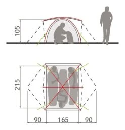Vaude Campo 3P 3 Persoons Tent 9 Vaude Campo 3P 3 Persoons Tent -Buiten Kamperen 78547 vaude campo 3p 3 persoons tent