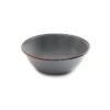 Barebones Geëmailleerde Kom - Set 2 Stuks Donkergrijs -Buiten Kamperen 79037 barebones enamel bowl 2 stkom stone gray