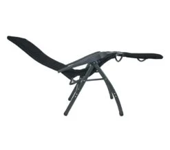 Crespo AP-242 Air-Deluxe Relaxstoel Zwart -Buiten Kamperen 80918 crespo ap 242 air deluxe ergonomie relaxstoel