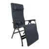 Crespo AP-252 XL Air-Deluxe Relaxstoel Grijs -Buiten Kamperen 80971 crespo ap 252 xl air deluxe relaxstoel