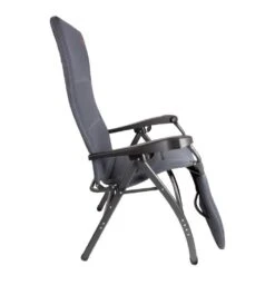 Crespo AP-252 XL Air-Deluxe Relaxstoel Grijs -Buiten Kamperen 80974 crespo ap 252 xl air deluxe relaxstoel