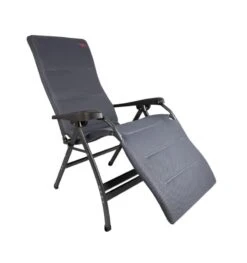 Crespo AP-252 XL Air-Deluxe Relaxstoel Grijs -Buiten Kamperen 80977 crespo ap 252 xl air deluxe relaxstoel