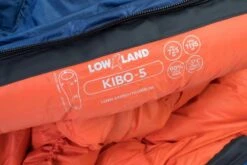 Lowland KIBO -5 Mummy Slaapzak Dons Blauw -Buiten Kamperen 83738 lowland kibo5 mummy slaapzak dons