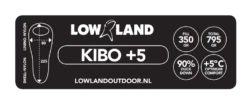 Lowland KIBO +5 Mummy Slaapzak Dons Blauw -Buiten Kamperen 83751 lowland kibo 5 mummy slaapzak dons