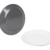 Bo-Camp Dinerbord Two-tone Set Grijs -Buiten Kamperen 84424 bo camp dinerbord two toneset