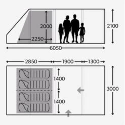 Dometic Rarotonga FTT 401 TC 4-persoons Opblaastent -Buiten Kamperen 85417 dometic rarotonga ftt 401 tc 4 persoons opblaastent
