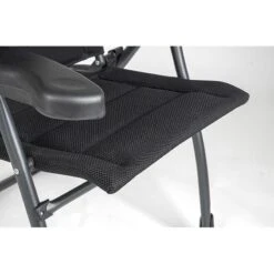 Crespo AP-215 Air-Deluxe Campingstoel Zwart -Buiten Kamperen 89216 crespo ap 215 air deluxe campingstoel