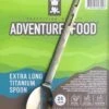 Adventure Food Extra Long Titanium Spoon -Buiten Kamperen 90063 adventure food extra long titanium spoon