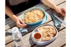 Mepal Lunchbox Ellipse Duo Vibe Roze -Buiten Kamperen 90118 mepal lunchbox ellipse duo vibe