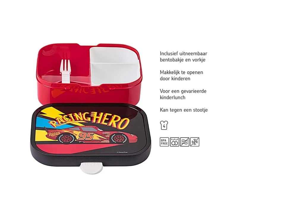 Mepal Lunchbox Campus - Cars GO 4 Mepal Lunchbox Campus - Cars GO - Afbeelding 2