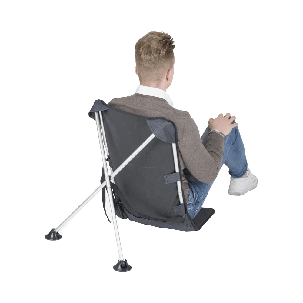 Bo-Trail Backpackers Chair Lichtgewicht Stoel - Grijs 11 Bo-Trail Backpackers Chair Lichtgewicht Stoel - Grijs - Afbeelding 9