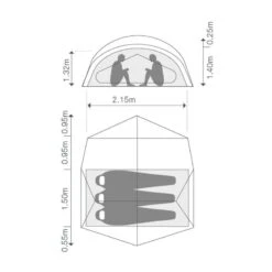 Exped Outer Space III / 3 Persoons Tent -Buiten Kamperen 92145 exped outer space iii