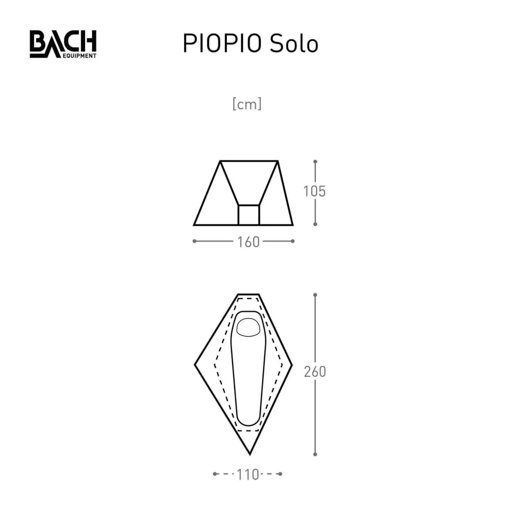 Bach PioPio Solo Tent UL Oranje 6 Bach PioPio Solo Tent UL Oranje - Afbeelding 4