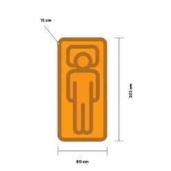 Human Comfort Chatou Ultra Light 1-Persoons Luchtbed -Buiten Kamperen 98288 human comfort airbed chatou ultra light