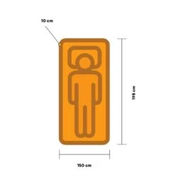 Human Comfort Gentilly 10 Duo EW Slaapmat Groen -Buiten Kamperen 98290 human comfort gentilly 10 duo ew slaapmat