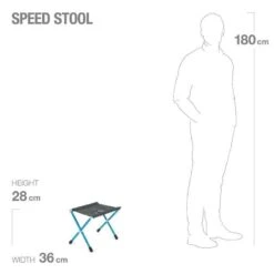 Helinox Speed Stool Kruk Zwart -Buiten Kamperen 98837 helinox speed stool kruk